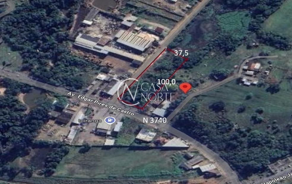 Terreno à venda  com 3750m², Avenida Edgar Pires de Castro no bairro Hípica em Porto Alegre