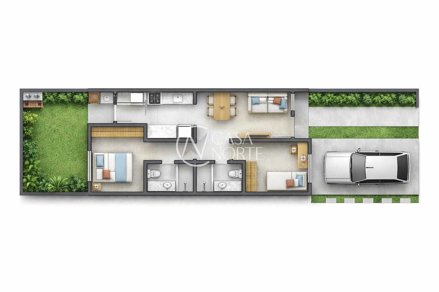Casa à venda com 2 quartos, 55m², 1 suíte, 1 vaga, Rua Francisco Mattos Terres no bairro Aberta dos Morros em Porto Alegre
