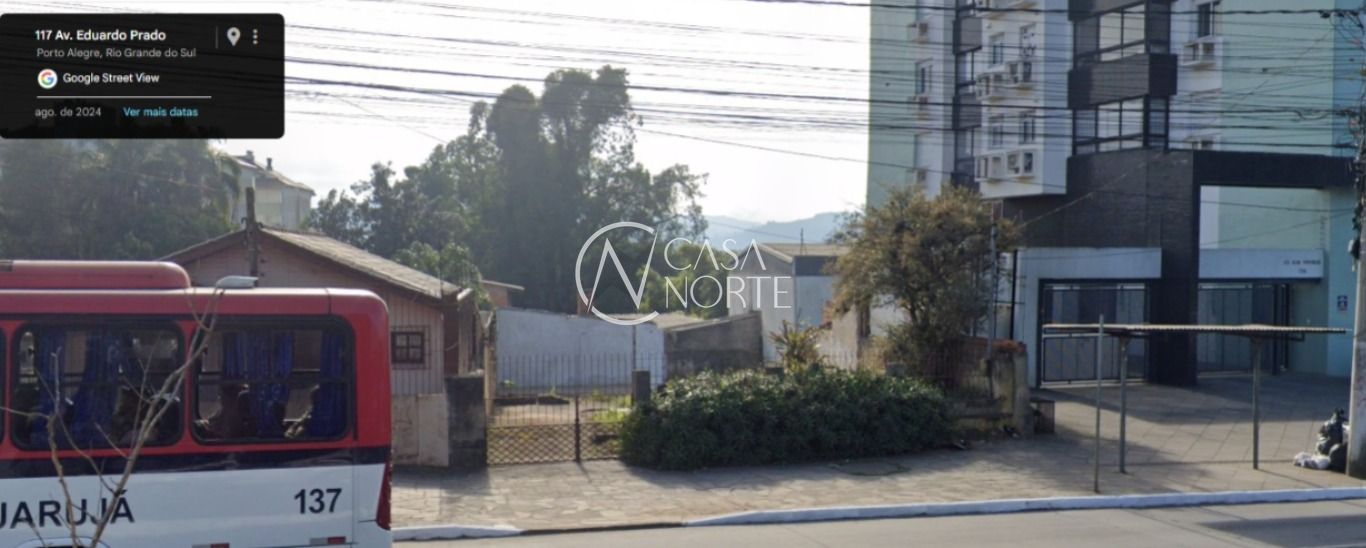 Terreno à venda  com 145m², Avenida Eduardo Prado no bairro Cavalhada em Porto Alegre