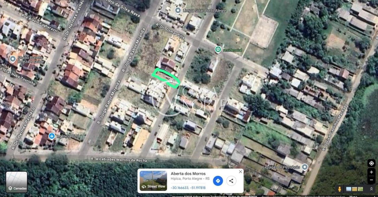 Terreno à venda  com 122m², Rua Werno Finkler no bairro Aberta dos Morros em Porto Alegre