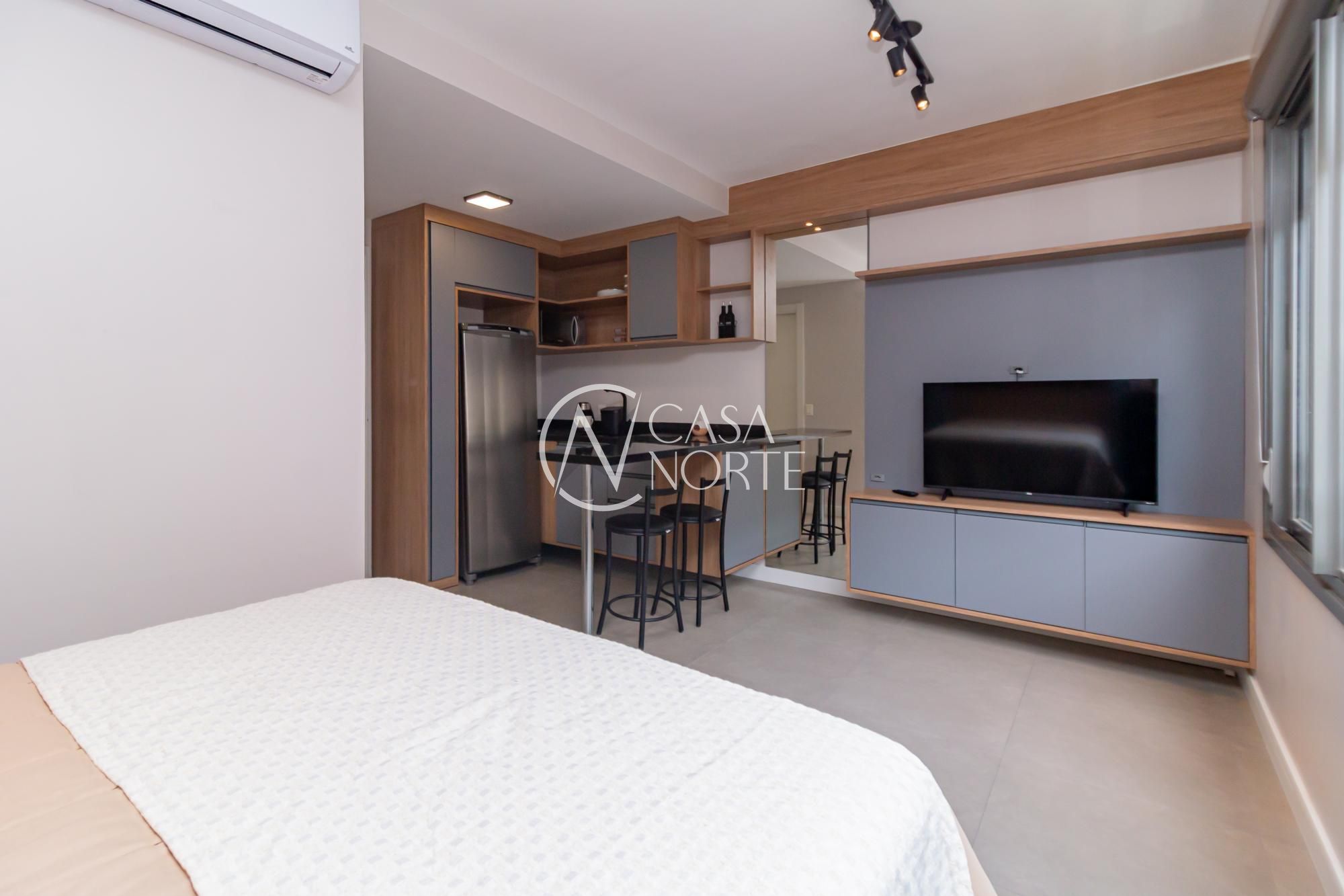 Studio à venda com 1 quarto, 24m², 1 vaga, Avenida João Pessoa no bairro Centro Histórico em Porto Alegre