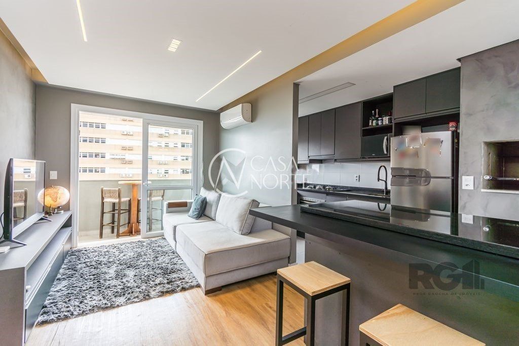 Apartamento à venda com 1 quarto, 51m², 1 suíte, 1 vaga, Rua Gutemberg no bairro Petrópolis em Porto Alegre