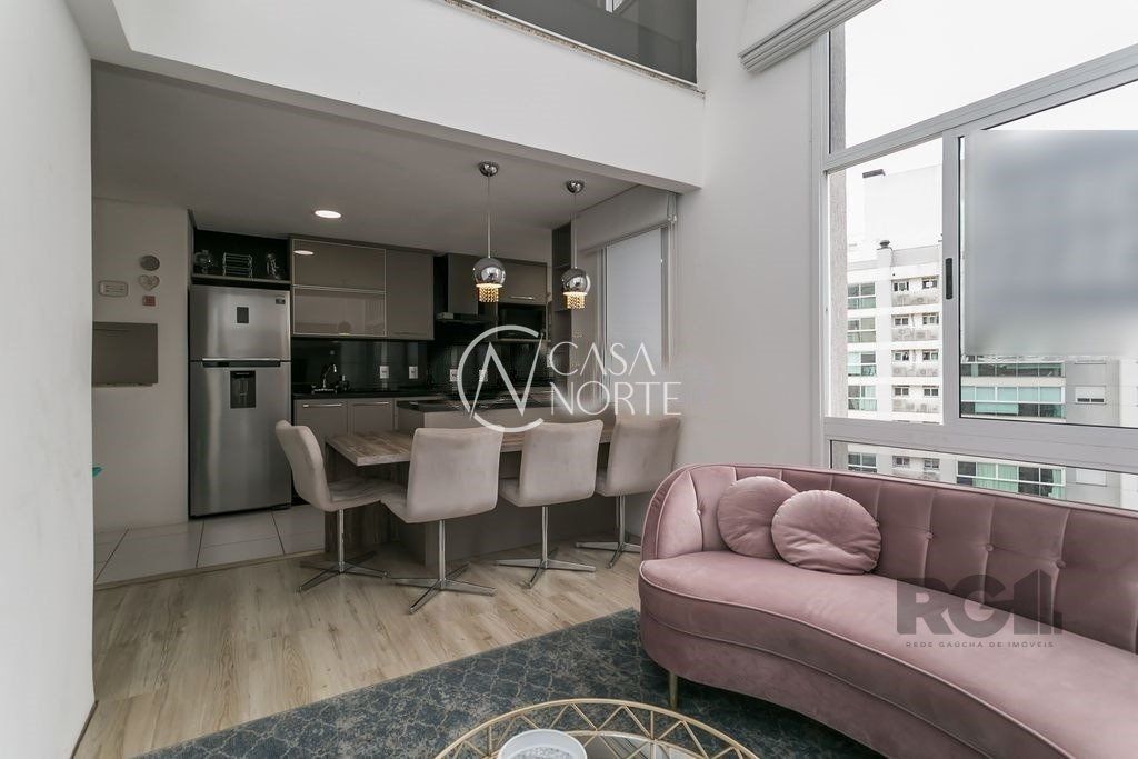 Apartamento à venda com 1 quarto, 64m², 1 suíte, 1 vaga, Rua José Albano Volkmer no bairro Jardim do Salso em Porto Alegre