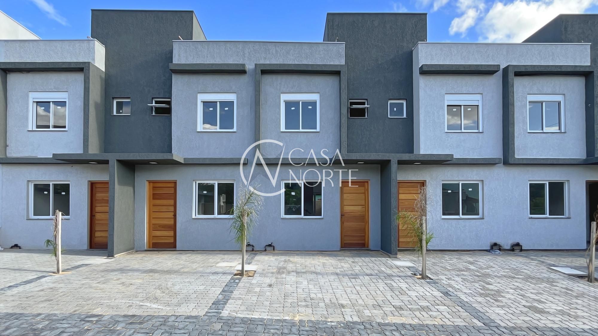 Casa de Condomínio à venda com 2 quartos, 59m², 1 vaga, Rua Miguel Ascoleze no bairro Vila Nova em Porto Alegre
