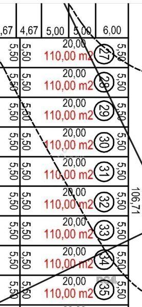 Terreno à venda  com 110m², Rua Jorge Babot Miranda no bairro Aberta dos Morros em Porto Alegre