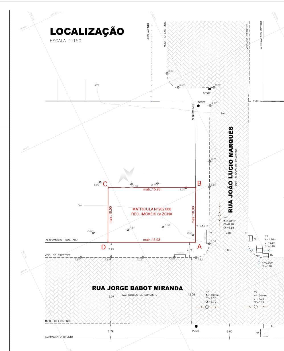 Terreno à venda  com 150m², Rua João Lúcio Marques no bairro Aberta dos Morros em Porto Alegre