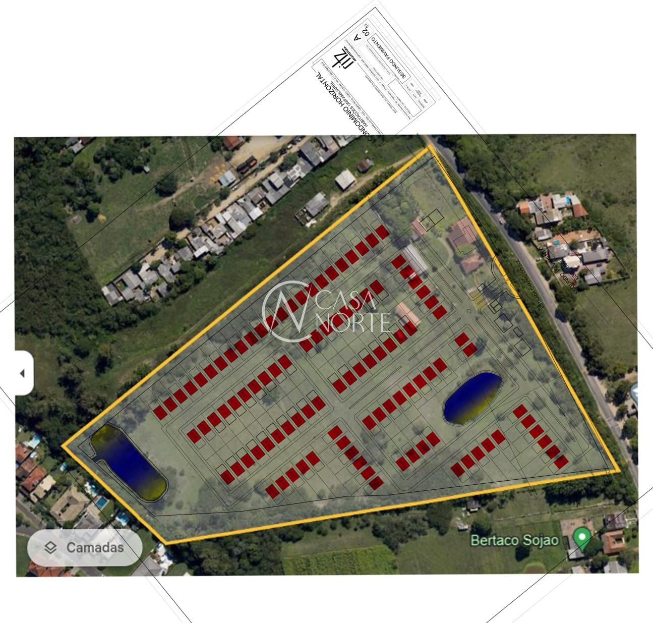 Terreno à venda  com 60m², Estrada Chapéu do Sol no bairro Chapéu do Sol em Porto Alegre