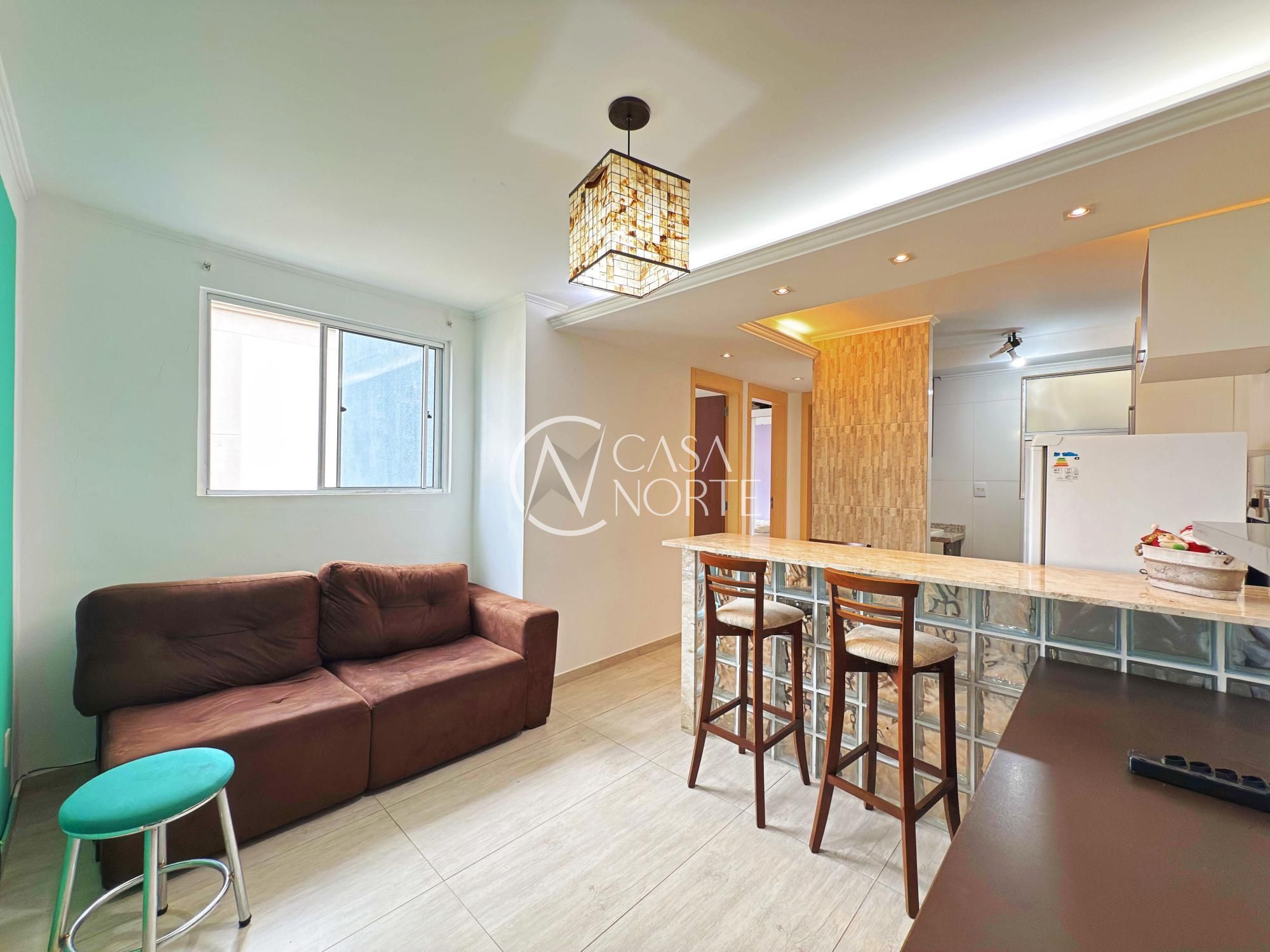 Apartamento à venda com 2 quartos, 39m², 1 vaga, Rua Tomé Antônio de Souza no bairro Campo Novo em Porto Alegre