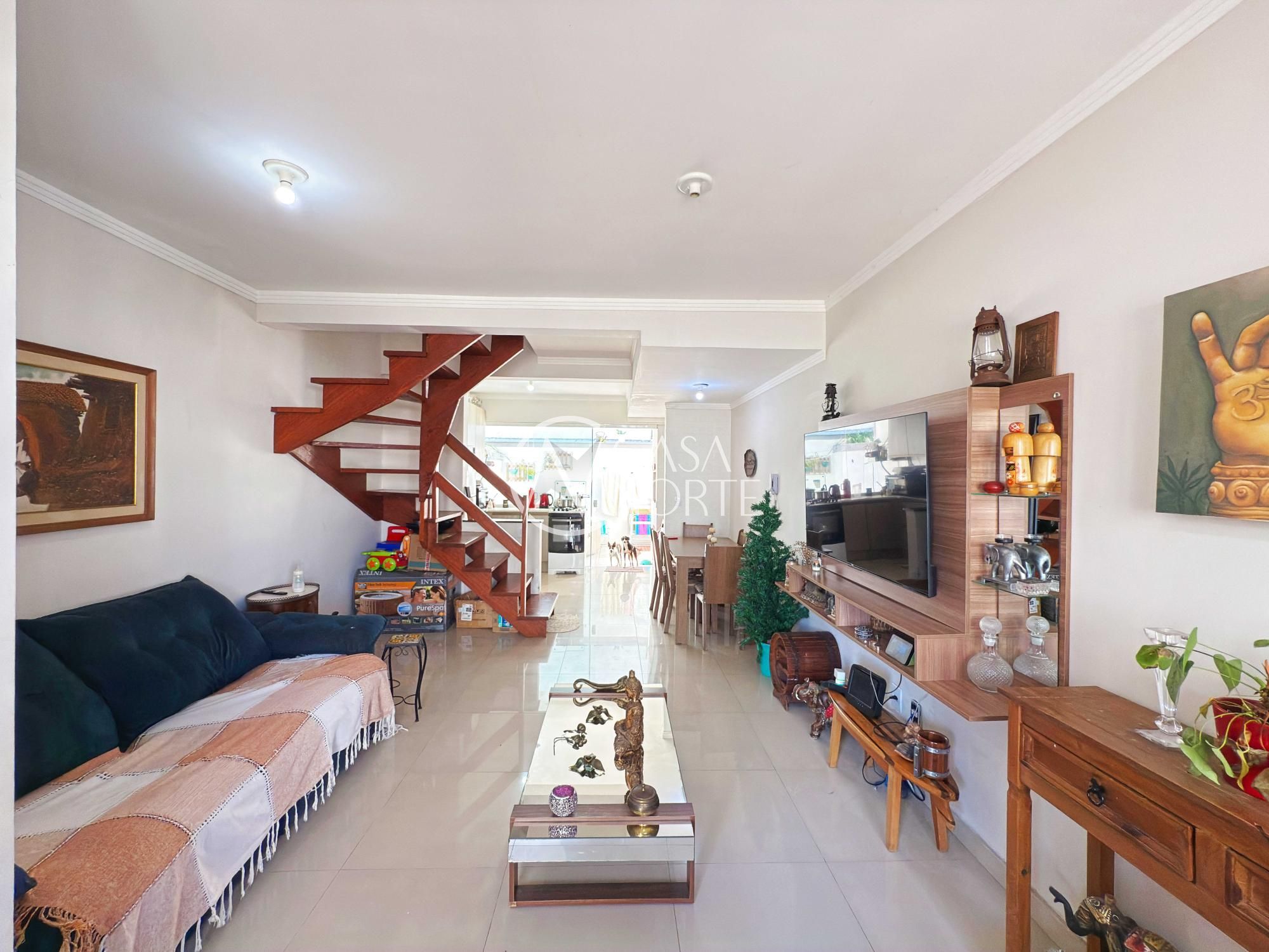 Casa de Condomínio à venda com 2 quartos, 105m², 2 suítes, 2 vagas, Rua Agenor Mendes Ouriques no bairro Guarujá em Porto Alegre