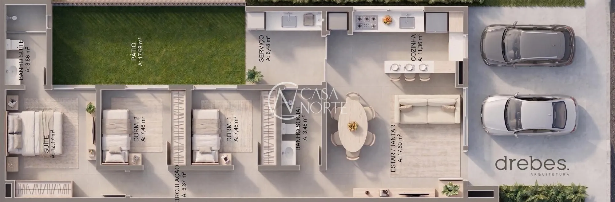 Casa de Condomínio à venda com 3 quartos, 100m², 1 suíte, 2 vagas, Avenida Juca Batista no bairro Hípica em Porto Alegre