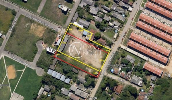 Terreno à venda  com 3034m², Rua Dorival Castilhos Machado no bairro Aberta dos Morros em Porto Alegre