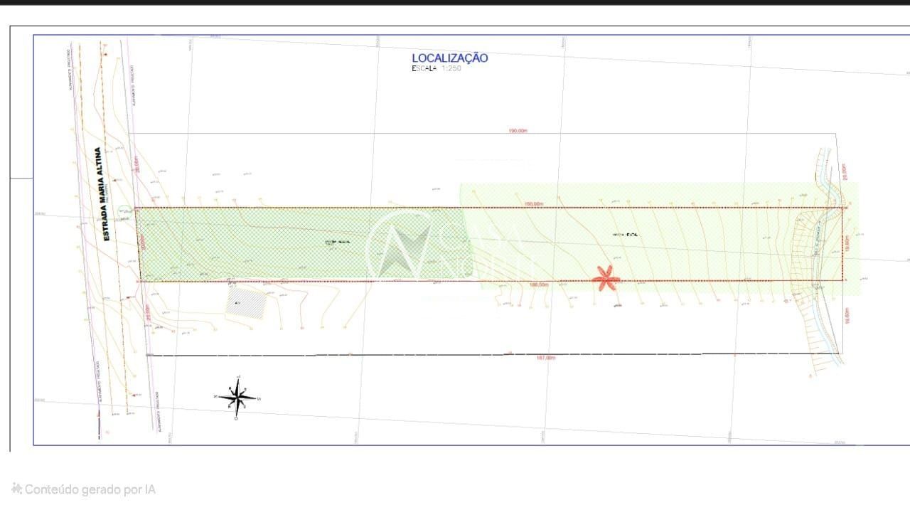 Terreno à venda  com 3784m², Estrada Maria Altina no bairro Hípica em Porto Alegre