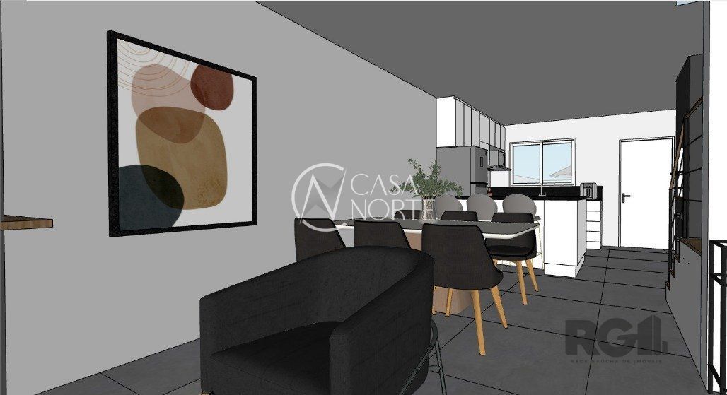 Casa de Condomínio à venda com 3 quartos, 95m², 1 suíte, 2 vagas, Estrada Jorge Pereira Nunes no bairro Campo Novo em Porto Alegre