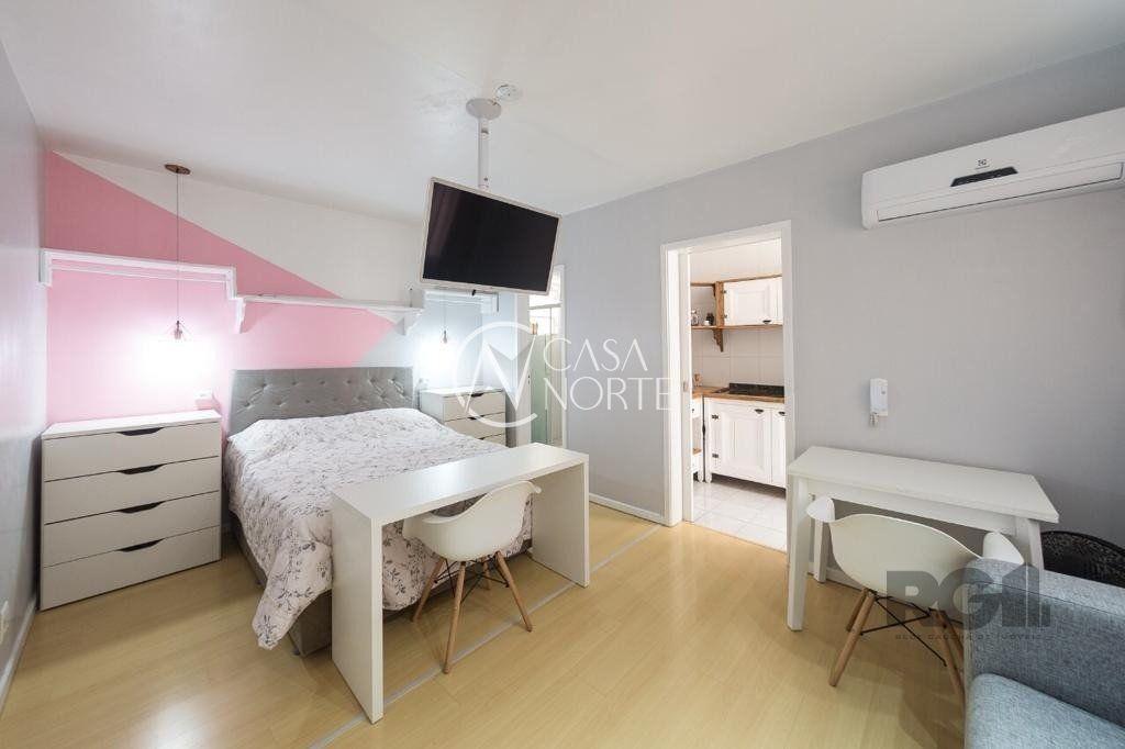 Studio à venda com 1 quarto, 27m², Rua Mucio Teixeira no bairro Menino Deus em Porto Alegre