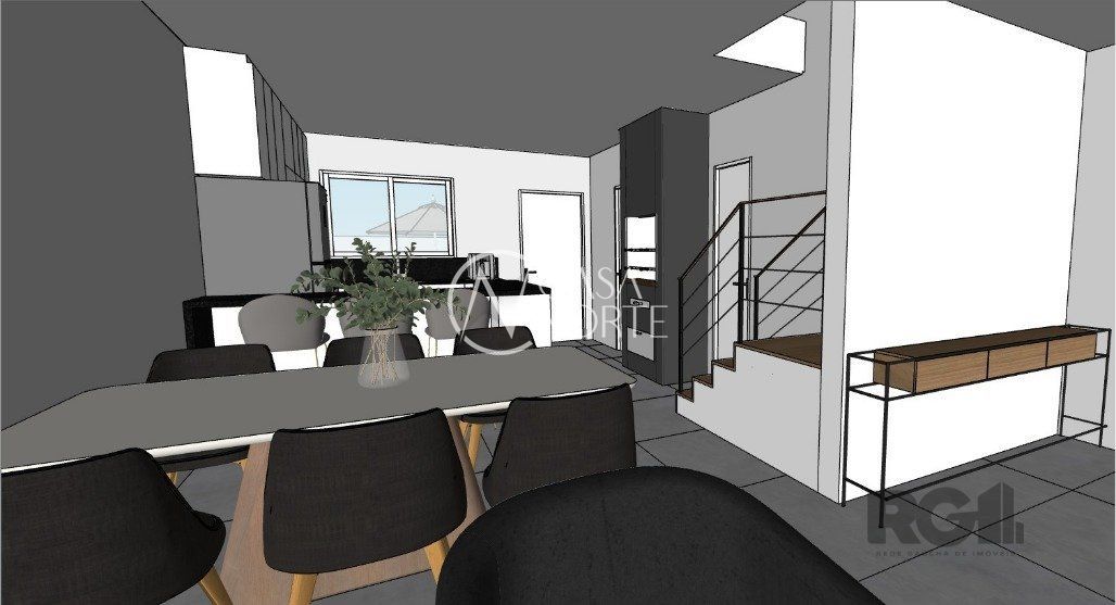 Casa de Condomínio à venda com 3 quartos, 95m², 1 suíte, 2 vagas, Estrada Jorge Pereira Nunes no bairro Campo Novo em Porto Alegre