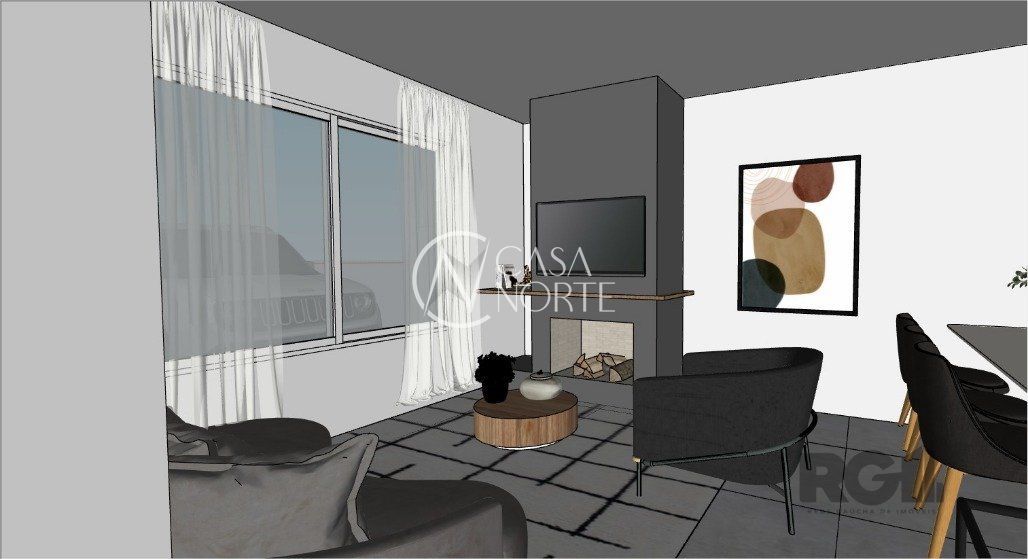 Casa de Condomínio à venda com 3 quartos, 95m², 1 suíte, 2 vagas, Estrada Jorge Pereira Nunes no bairro Campo Novo em Porto Alegre