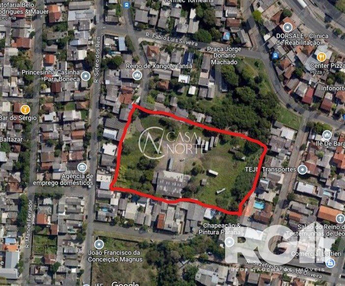 Terreno à venda  com 13855m², Rua Álvaro Veiga Andrade no bairro Passo das Pedras em Porto Alegre