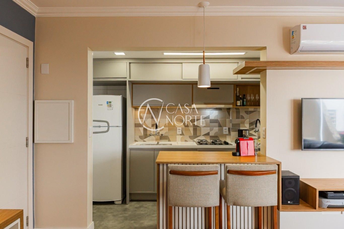 Apartamento à venda com 1 quarto, 44m², 1 vaga, Rua Dona Gabriela no bairro Menino Deus em Porto Alegre