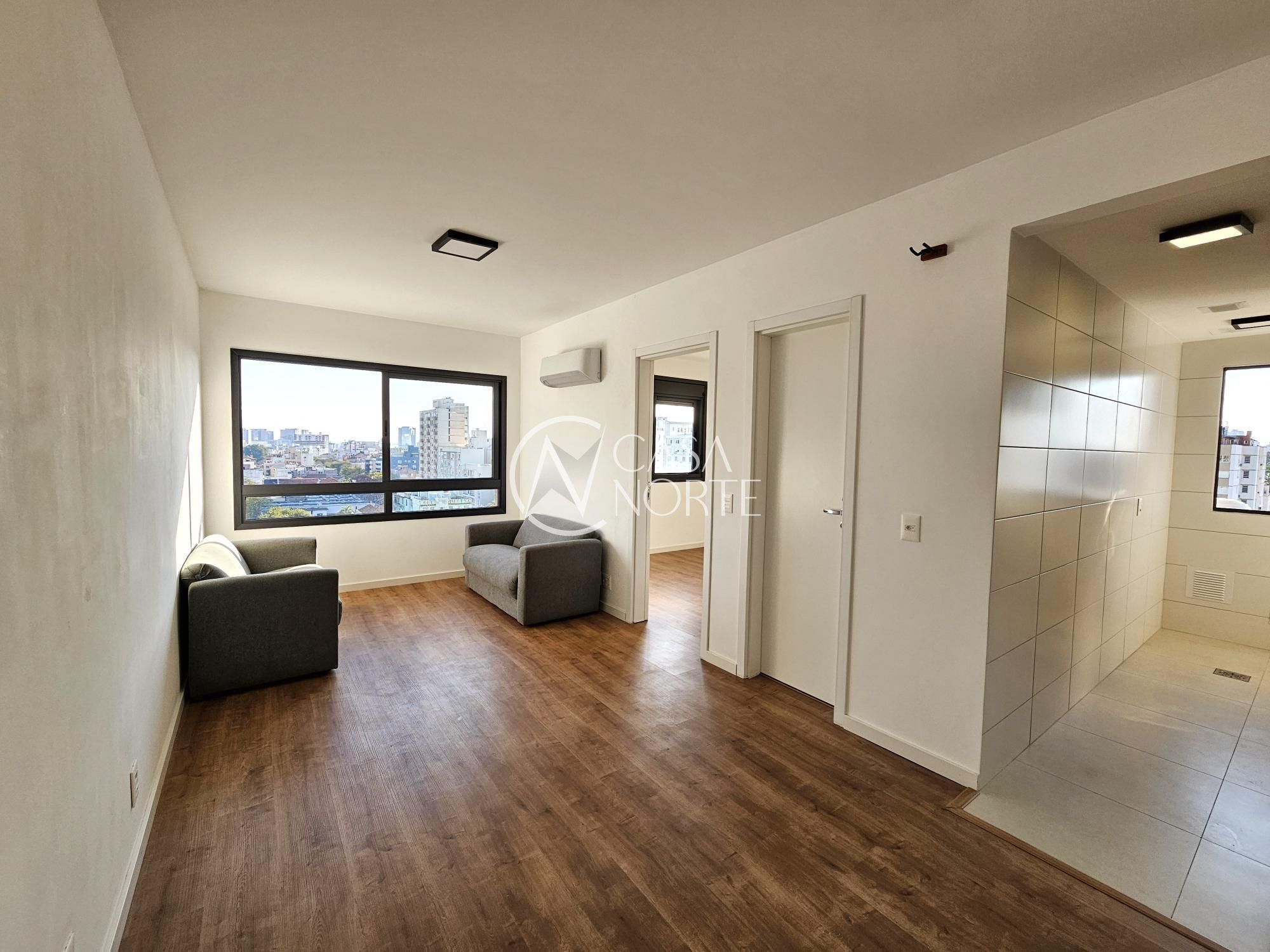 Apartamento à venda com 1 quarto, 44m², 1 suíte, 2 vagas, Rua Santana no bairro Farroupilha em Porto Alegre