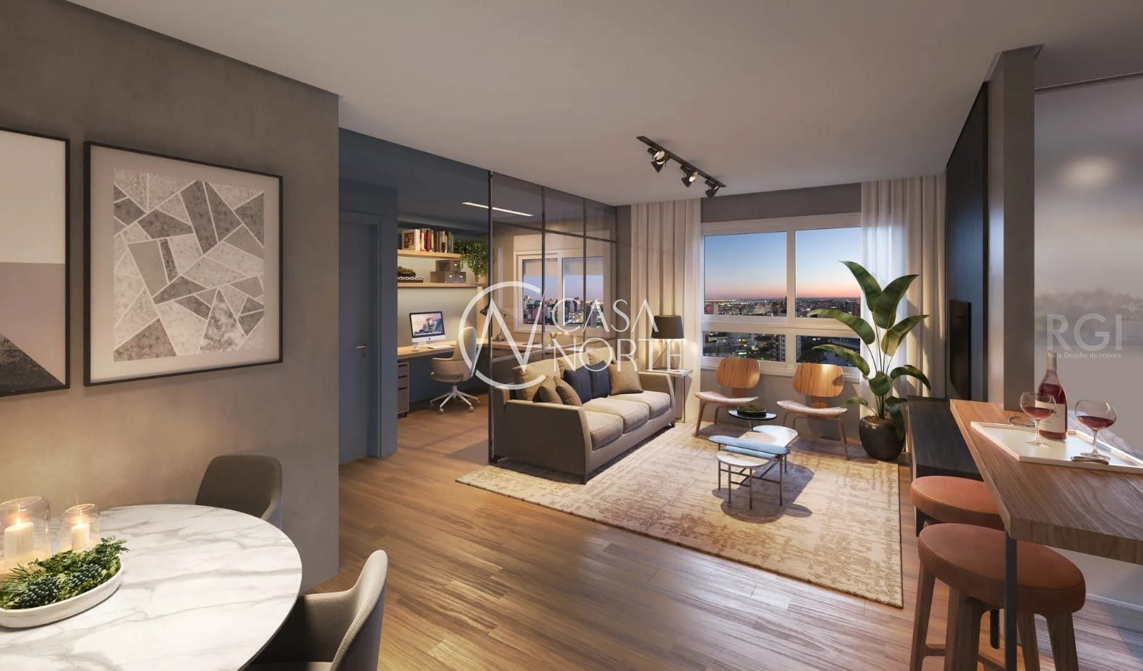 Apartamento à venda com 3 quartos, 70m², 1 suíte, 1 vaga, Rua Graciliano Ramos no bairro Jardim do Salso em Porto Alegre