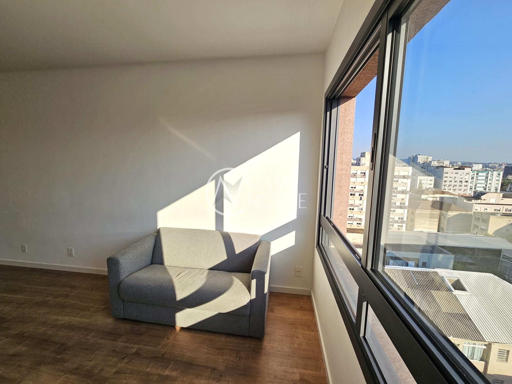 Apartamento à venda com 1 quarto, 44m², 1 suíte, 2 vagas, Rua Santana no bairro Farroupilha em Porto Alegre