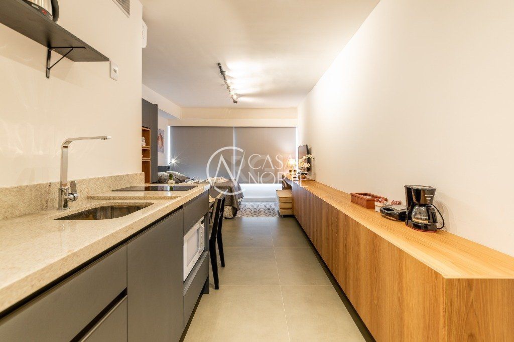 Apartamento à venda com 1 quarto, 29m², 1 vaga, Rua Curvelo no bairro Petrópolis em Porto Alegre