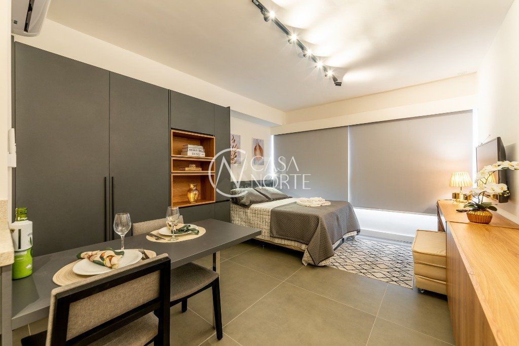 Apartamento à venda com 1 quarto, 29m², 1 vaga, Rua Curvelo no bairro Petrópolis em Porto Alegre