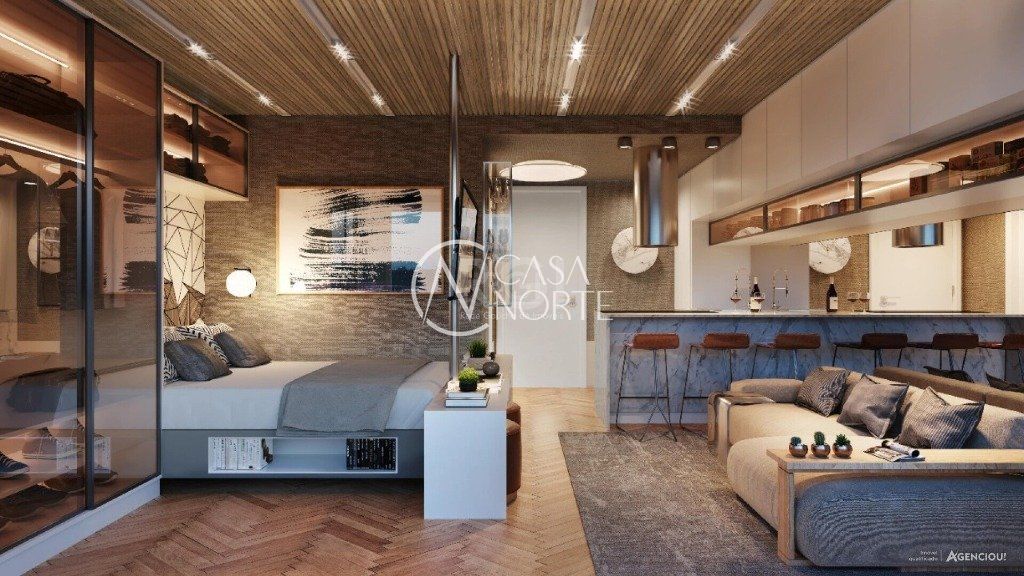 Apartamento à venda com 1 quarto, 24m², 1 suíte, 1 vaga, Avenida João Pessoa no bairro Centro Histórico em Porto Alegre