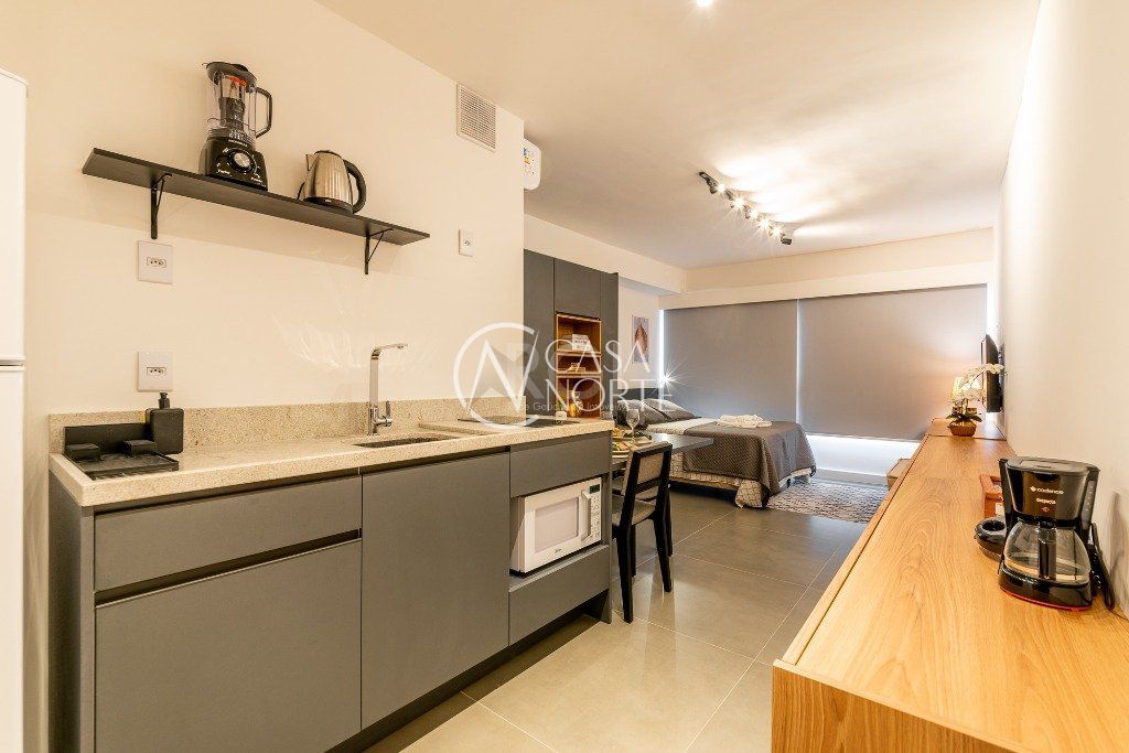 Apartamento à venda com 1 quarto, 29m², 1 vaga, Rua Curvelo no bairro Petrópolis em Porto Alegre