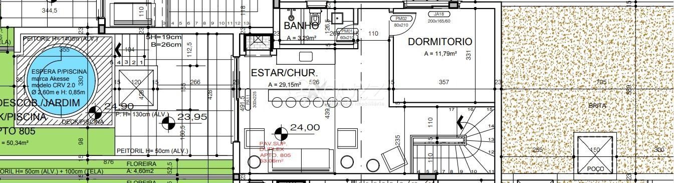Cobertura à venda com 4 quartos, 199m², 2 suítes, 3 vagas, Rua Dona Amelia no bairro Santa Tereza em Porto Alegre