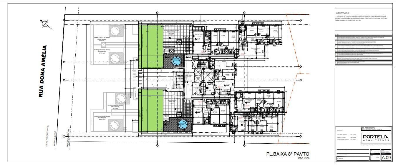 Cobertura à venda com 4 quartos, 199m², 2 suítes, 3 vagas, Rua Dona Amelia no bairro Santa Tereza em Porto Alegre