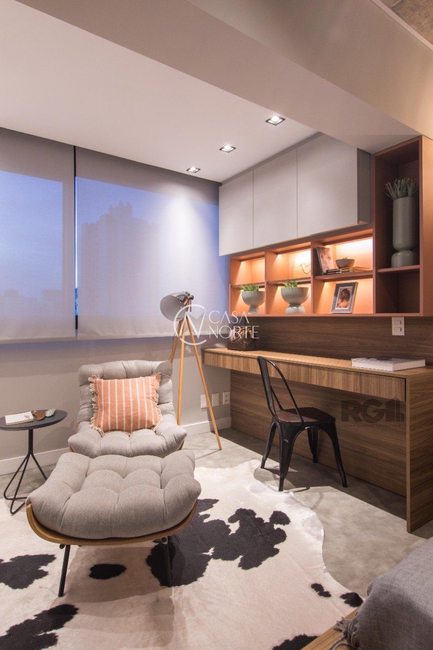 Cobertura à venda com 1 quarto, 67m², 1 vaga, Rua José de Alencar no bairro Menino Deus em Porto Alegre