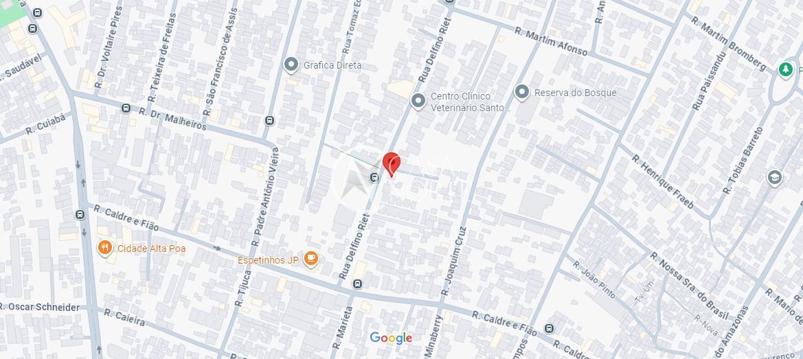 Terreno à venda  com 800m², Rua Delfino Riet no bairro Santo Antônio em Porto Alegre