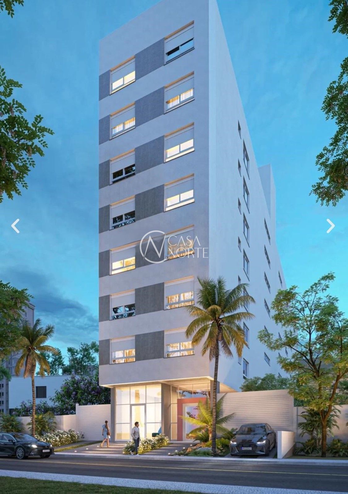 Apartamento à venda com 1 quarto, 45m², 1 vaga, Rua Barão do Triunfo no bairro Menino Deus em Porto Alegre