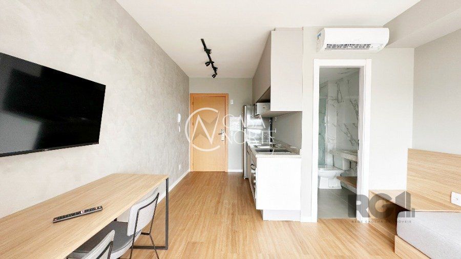 Apartamento à venda com 1 quarto, 29m², 1 vaga, Rua Curvelo no bairro Petrópolis em Porto Alegre
