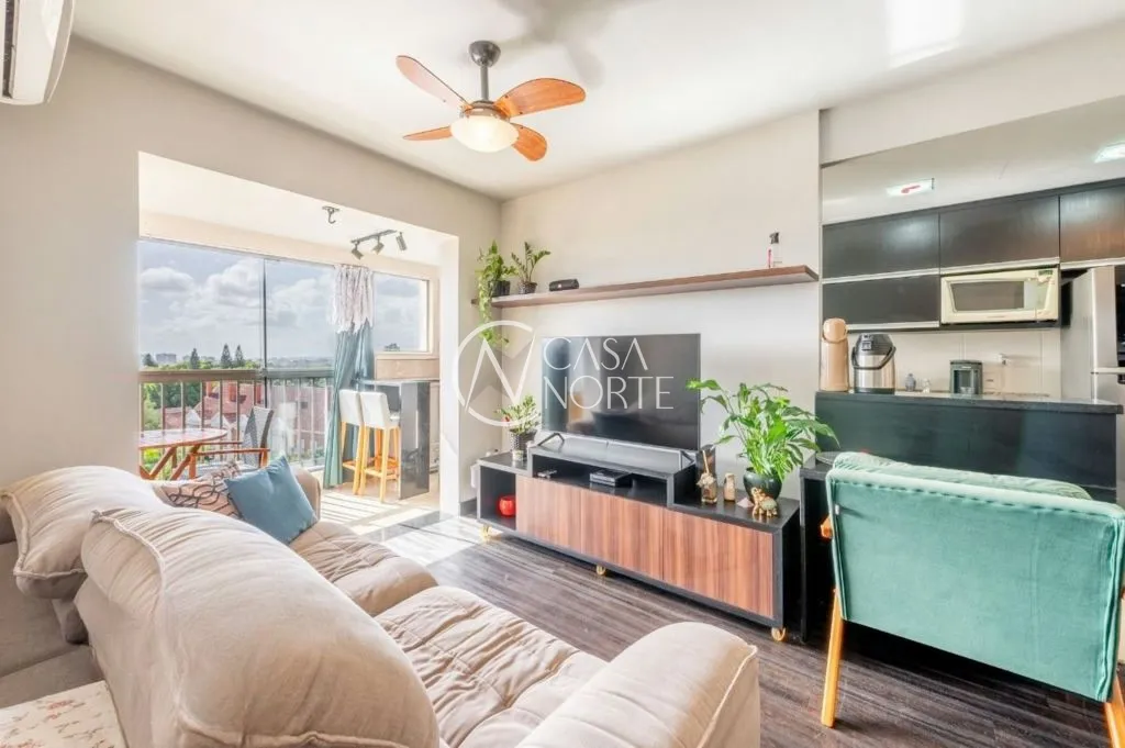 Apartamento à venda com 1 quarto, 59m², 1 suíte, 1 vaga, Avenida Luiz Manoel Gonzaga no bairro Três Figueiras em Porto Alegre