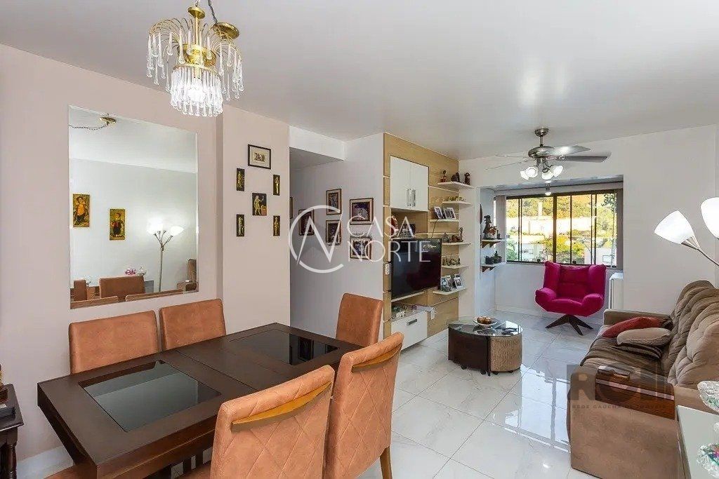 Apartamento à venda com 3 quartos, 78m², 1 suíte, 1 vaga, Rua Abram Goldsztein no bairro Jardim Carvalho em Porto Alegre