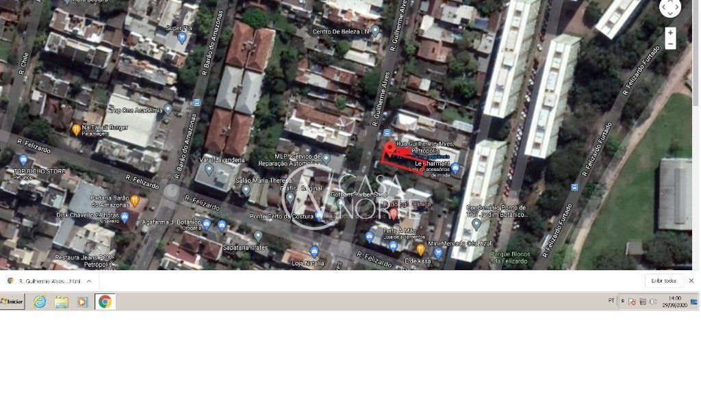 Terreno à venda  com 440m², Rua Guilherme Alves no bairro Partenon em Porto Alegre