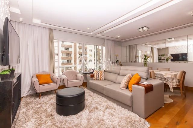 Apartamento à venda com 3 quartos, 129m², 2 suítes, 2 vagas, Rua Barão do Guaíba no bairro Menino Deus em Porto Alegre