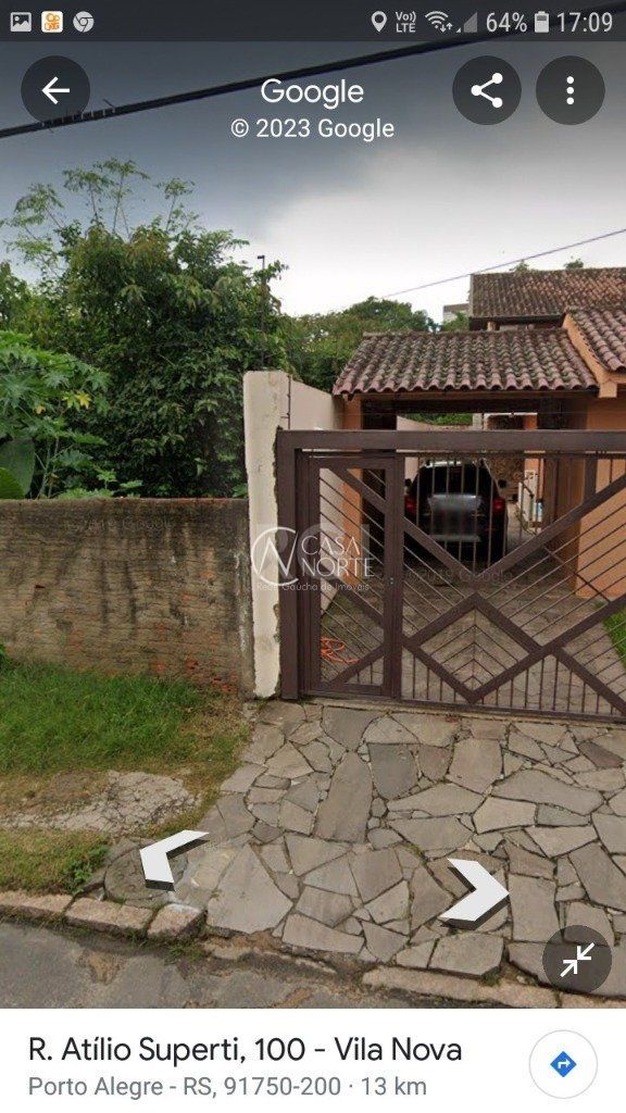 Terreno à venda  com 300m², Rua Atilio Supertti no bairro Vila Nova em Porto Alegre