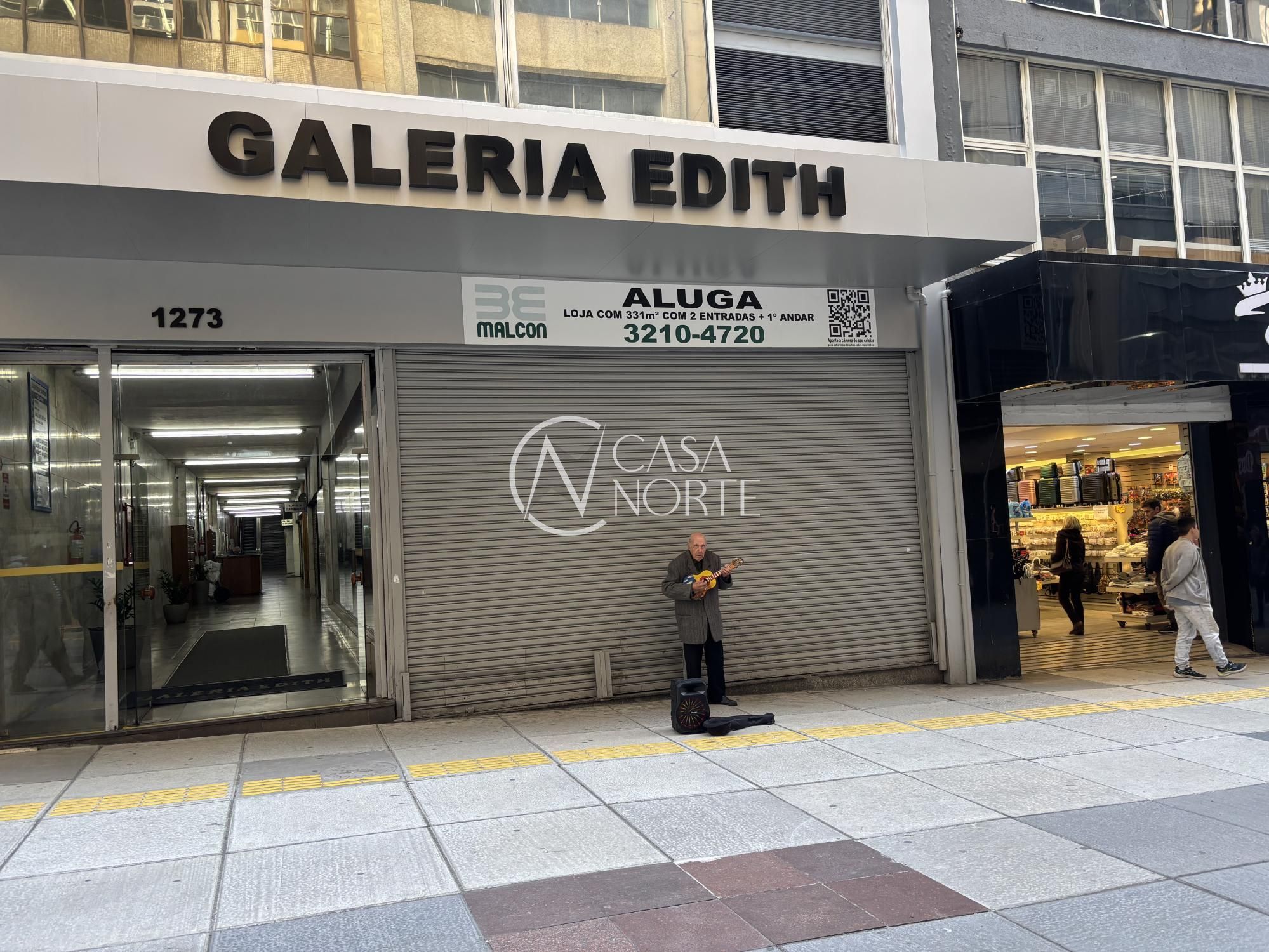 Loja à venda com 1 quarto, 58m², Rua dos Andradas no bairro Centro Histórico em Porto Alegre