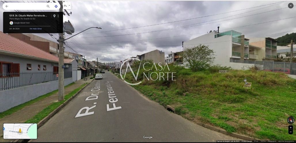 Terreno à venda  com 200m², Rua Doutor Cláudio Walter Ferreira da Silva no bairro Guarujá em Porto Alegre