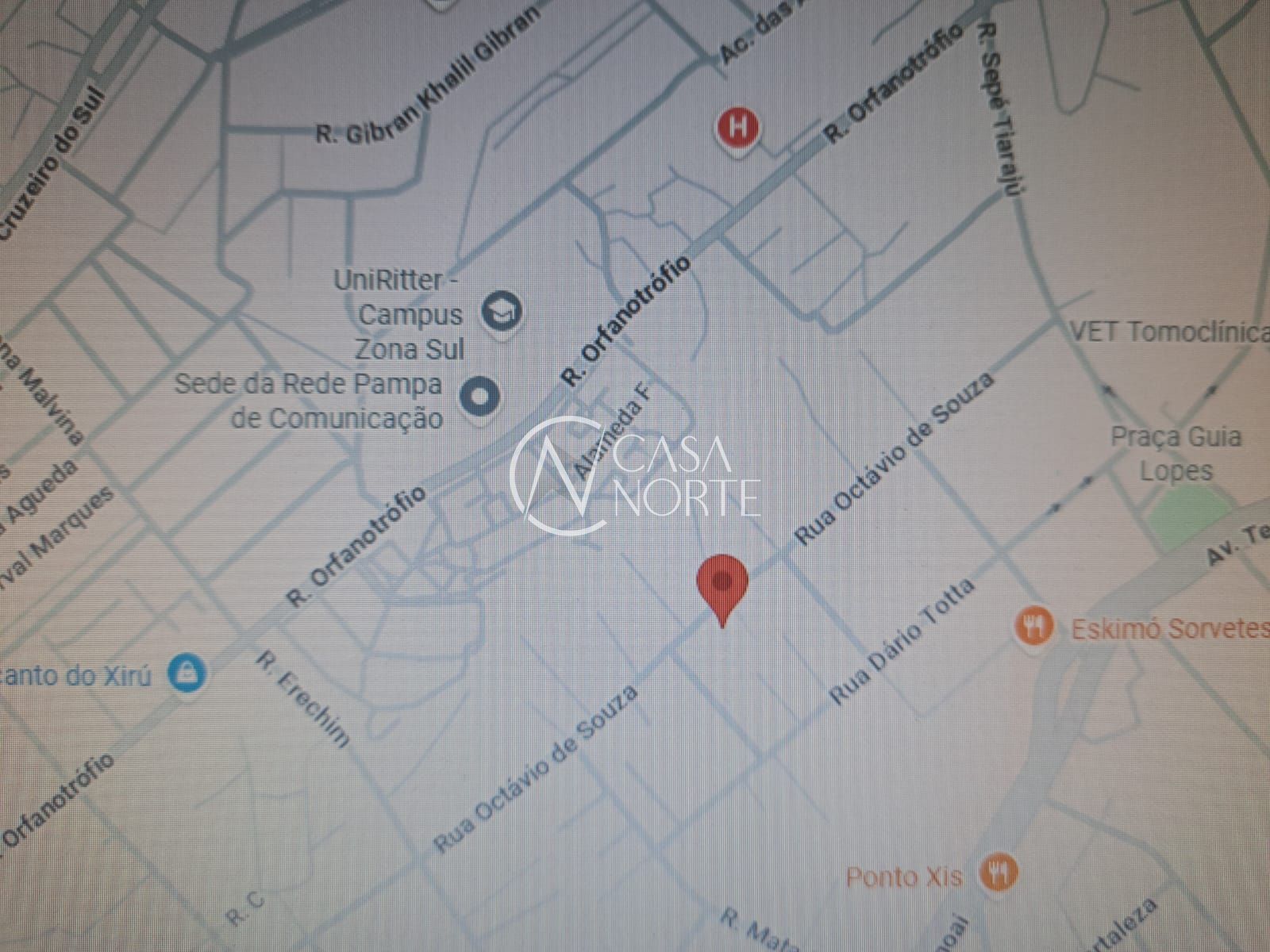 Terreno à venda  com 726m², Rua Octávio de Souza no bairro Nonoai em Porto Alegre