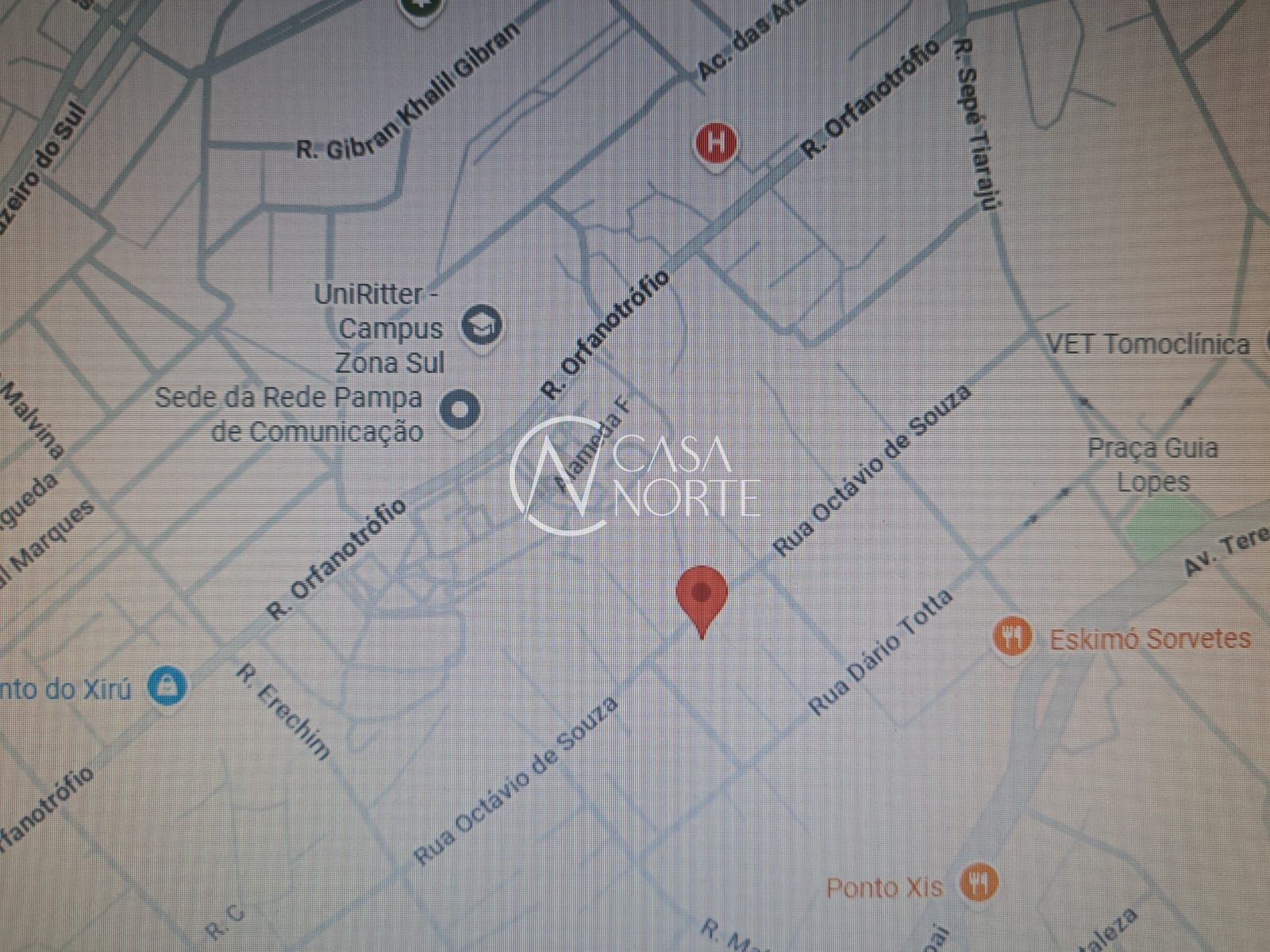 Terreno à venda  com 726m², Rua Octávio de Souza no bairro Nonoai em Porto Alegre