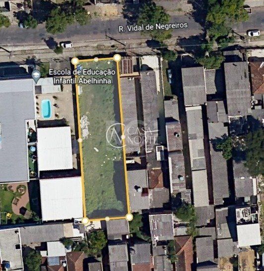 Terreno à venda  com 854m², Rua Vidal de Negreiros no bairro Vila São José em Porto Alegre