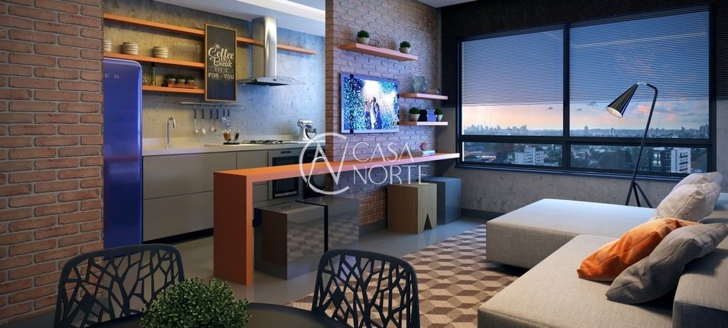 Apartamento à venda com 2 quartos, 61m², 1 suíte, 1 vaga, João Pessoa no bairro Santana em Porto Alegre