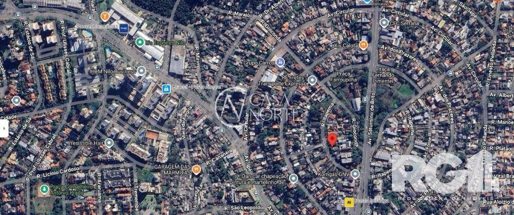 Terreno à venda  com 266m², Rua Itapema no bairro Vila Jardim em Porto Alegre