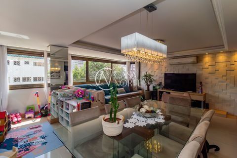 Apartamento à venda com 3 quartos, 119m², 1 suíte, 2 vagas, Rua Líbero Badaró no bairro Passo da Areia em Porto Alegre