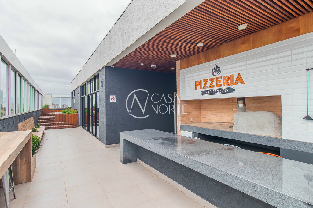 Apartamento à venda com 1 quarto, 44m², 1 suíte, 1 vaga, Prof. Freitas e Castro no bairro Azenha em Porto Alegre