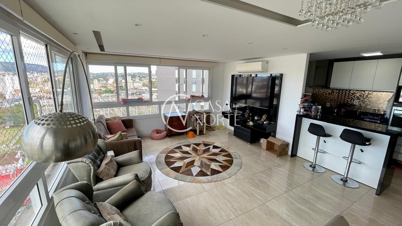 Apartamento à venda com 3 quartos, 92m², 1 suíte, 2 vagas, Rua Frederico Otávio Domingues Barbosa no bairro Jardim Lindóia em Porto Alegre